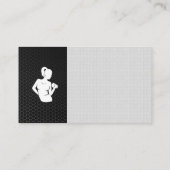 Fitness Trainer Logo Visitenkarte (Rückseite)