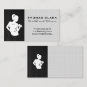 Fitness Trainer Logo Visitenkarte (Vorne/Hinten)