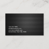 Fitness-Trainer-modernes Visitenkarte (Rückseite)