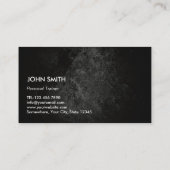 Fitness Trainer Perfekter Body Beruflich Grunge Visitenkarte (Rückseite)