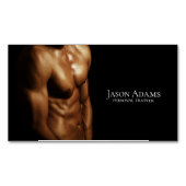 Fitness Trainer, Personal Trainer Magnetische Visitenkarte (Vorderseite)