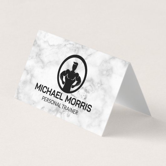 Fitness-Trainer Personal Trainer Visitenkarten (Vorderseite)