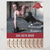 Fitness Trainer Tausing Flyer (Vorne)