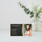 Fitness-Trainer Tennis Coach Terminkarte (Stehend Vorderseite)