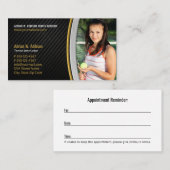 Fitness-Trainer Tennis Coach Terminkarte (Vorne/Hinten)