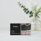 Fitness Trainer Visitenkarte (Stehend Vorderseite)