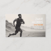 Fitness-Trainer Visitenkarte (Vorderseite)