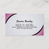 Fitness Trainer - Visitenkarten Visitenkarte (Rückseite)