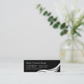 Fitness-Trainings-Geschäfts-Karten Mini Visitenkarte (Stehend Vorderseite)