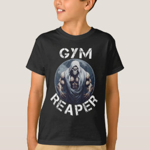 Fitness-Turnhalle Halloween-Skelett Workout Körper T-Shirt