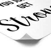 Fitness, Übung, Motivierend Kostenvoranschlag Poster (Ecke)