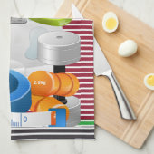 Fitness - Übung - SRF Geschirrtuch (Viertel Falte)