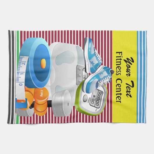 Fitness - Übung - SRF Geschirrtuch (Horizontal)