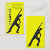 Fitness-Übungs-Sport-aerobes Visitenkarte (Vorne/Hinten)