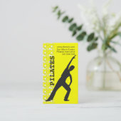 Fitness-Übungs-Sport-aerobes Visitenkarte (Stehend Vorderseite)