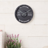 Fitness und Bodybuilding Gymnasium 45 LBS/20,4 KGS Runde Wanduhr