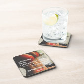 Fitness und Bodybuilding Motivation Getränkeuntersetzer (Rechte Seite)