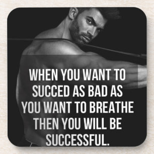 Fitness und Bodybuilding Motivation Getränkeuntersetzer