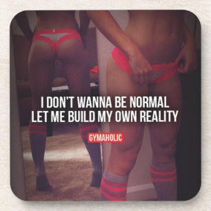 Fitness und Bodybuilding Motivation Getränkeuntersetzer