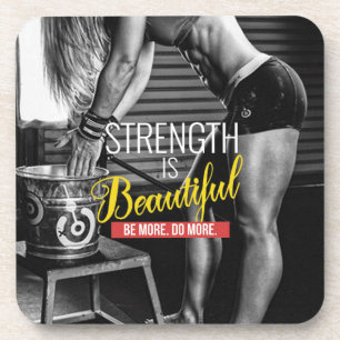 Fitness und Bodybuilding Motivation Getränkeuntersetzer