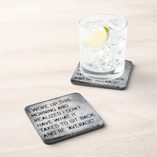 Fitness und Bodybuilding Motivation Getränkeuntersetzer (Rechte Seite)