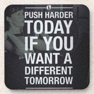 Fitness und Bodybuilding Motivation Getränkeuntersetzer