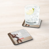 Fitness und Bodybuilding Motivation Getränkeuntersetzer (Rechte Seite)