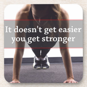 Fitness und Bodybuilding Motivation Untersetzer