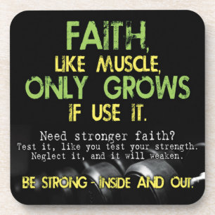 Fitness und Bodybuilding Motivation Untersetzer