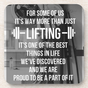 Fitness und Bodybuilding Motivation Untersetzer