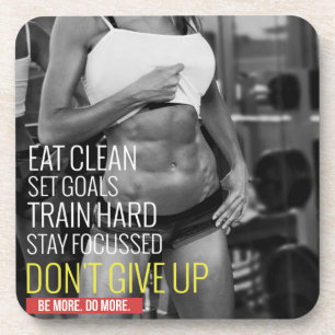 Fitness und Bodybuilding Motivation Untersetzer