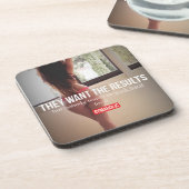 Fitness und Bodybuilding Motivation Untersetzer (Linke Seite)