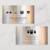 Fitness und Ernährung | Personal Trainer Terminkarte (Vorne/Hinten)