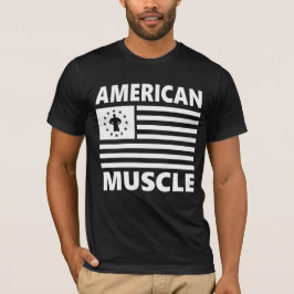 Fitness und Fitness Amerikanische Muskeln T-Shirt