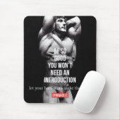 Fitness und Fitness Motivation - Bodybuilding, Hef Mousepad (Mit Mouse)