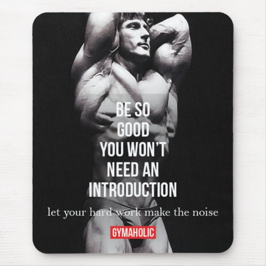 Fitness und Fitness Motivation - Bodybuilding, Hef Mousepad (Vorne)