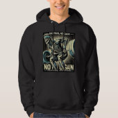 Fitness und Fitness Skelton - Keine Schmerzen Hoodie (Vorderseite)