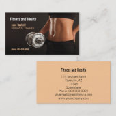 Fitness und Gesundheit Visitenkarte (Vorne/Hinten)