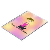 Fitness und Gesundheitszeitschrift Notizblock (Linke Seite)