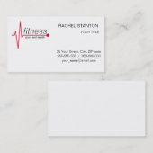 Fitness und Sport Visitenkarte (Vorne/Hinten)