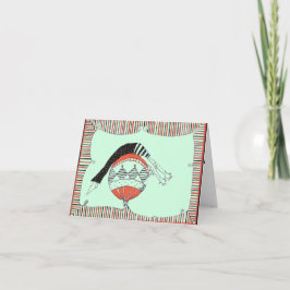 Fitness Urlaubskarte Feiertagskarte