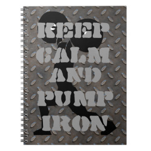 FITNESS-VERFOLGUNGSJOURNAL NOTIZBLOCK