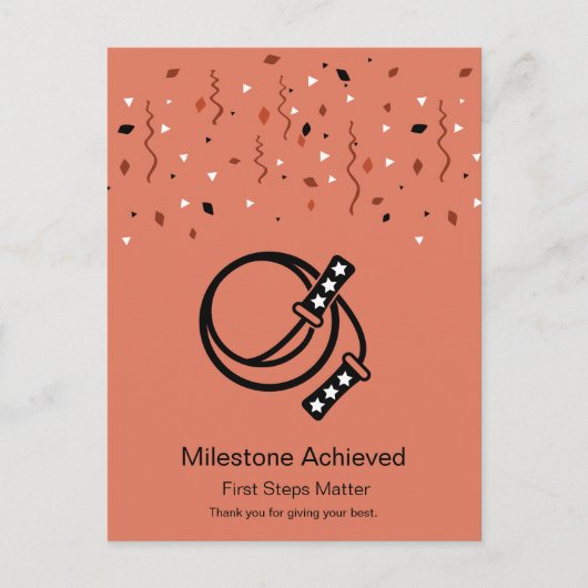 Fitness Vielen Dank für Ihre beste Postkarte (Vorderseite)