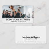 Fitness Visitenkarte (Vorne/Hinten)