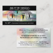 Fitness Visitenkarte (Vorne/Hinten)