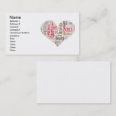 Fitness Visitenkarte (Vorne/Hinten)