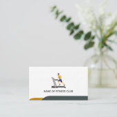 Fitness Visitenkarte (Stehend Vorderseite)