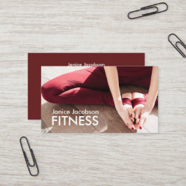Fitness-Visitenkarten für Frauen Visitenkarte