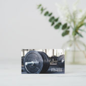 Fitness-Visitenkarten Visitenkarte (Stehend Vorderseite)