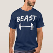 Fitness von Beast Pater Son Bodybuilding Matching T-Shirt (Vorderseite)
